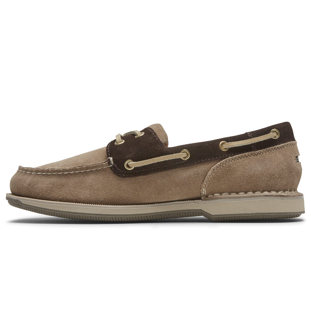 Sapatos De Vela Rockport Homem Cinzentas - Perth - 72481VHTN